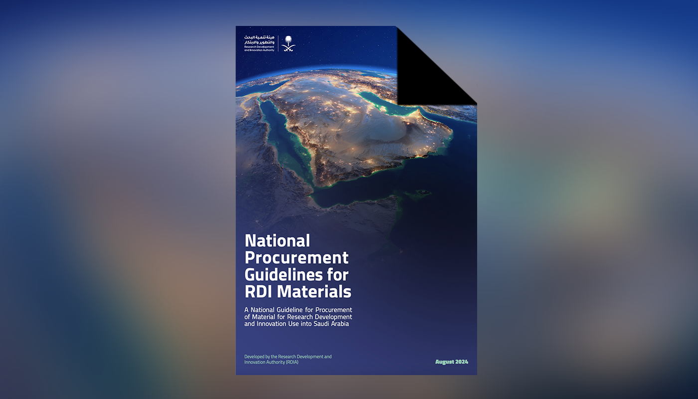 National  Procurement  Guidelines for  RDI Materials